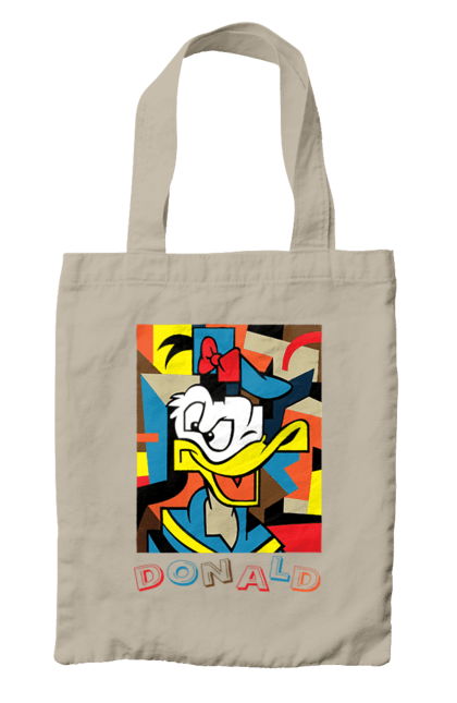 Сумка з принтом "Дональд Дак". Donald duck, абстракція, дональд дак, малюнок, мультсеріал, мультфільм. 2070702