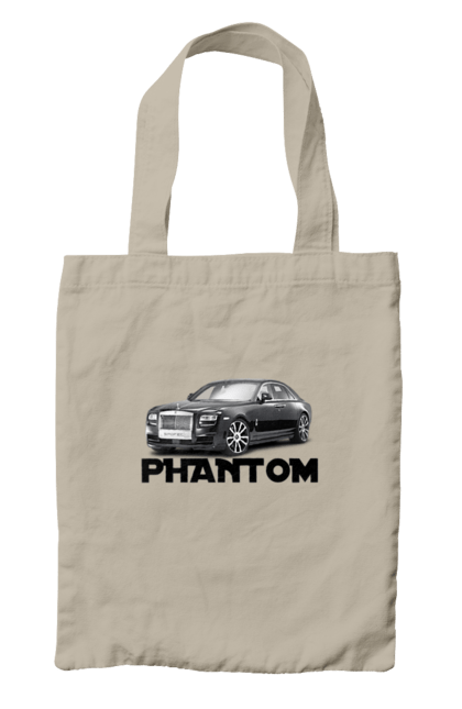 Сумка з принтом "Рнолс ройс". Авто, автомобіль, люкс клас, ролс ройс, седан, фантом. 2070702