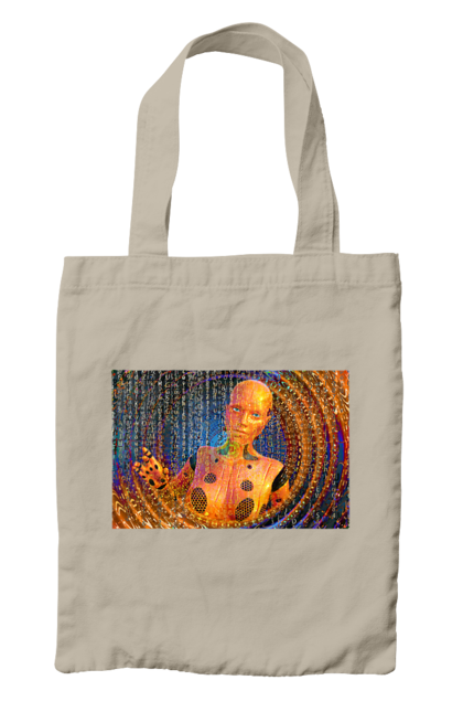 Сумка з принтом "Штучний інтелект". Айті, айтішник, гик, жінка, знання, інженер, інтелект, кібер, кібернетика, кіборг, код, комп, комп`ютерник, кристал, машинне навчання, мікросхема, мозок, портрет, програміст, професіонал, професія, розробник, розум, хакер, чіп, штучний інтелект, штучний розум. 2070702