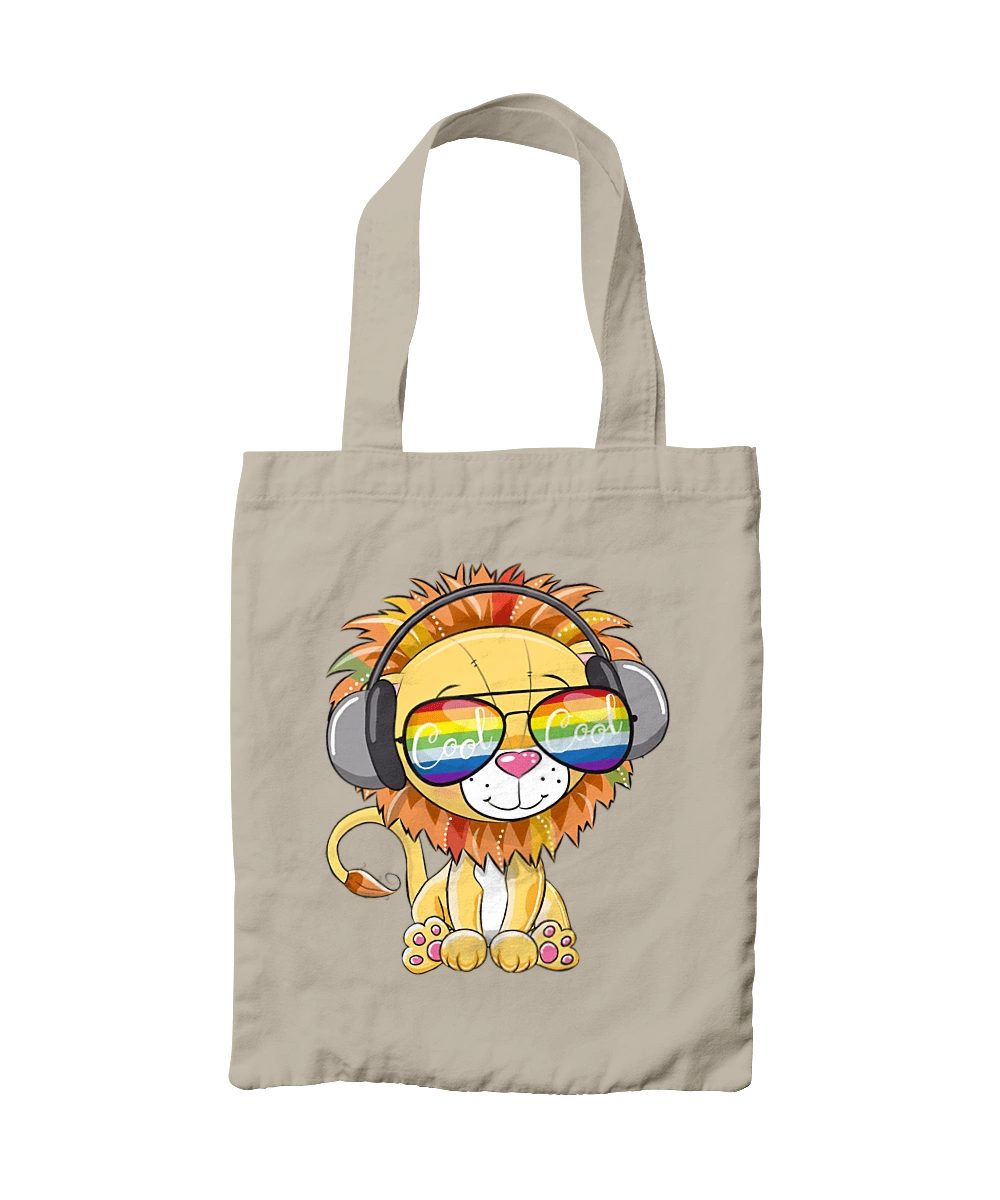 Lion In Glasses And Headphones