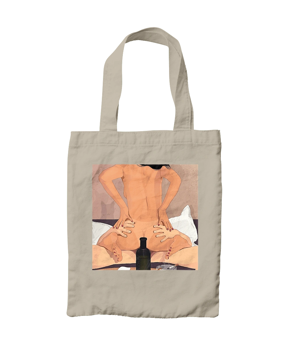 Naked Girl, Bottle And Cigarettes