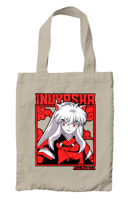 Сумка с принтом Inuyasha. Anime, inuyasha, manga, rumiko takahashi, аниме, демон-хранитель, манга, румико такахаси. 2070702