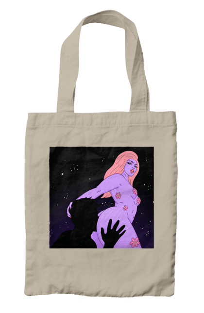 Bag with prints Purple Girl. Body, girl. 2070702