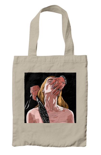 Сумка з принтом "Дівчина У Полоні Чоловіка З Батогами". Батіг, пристрасть, смоктати. 2070702