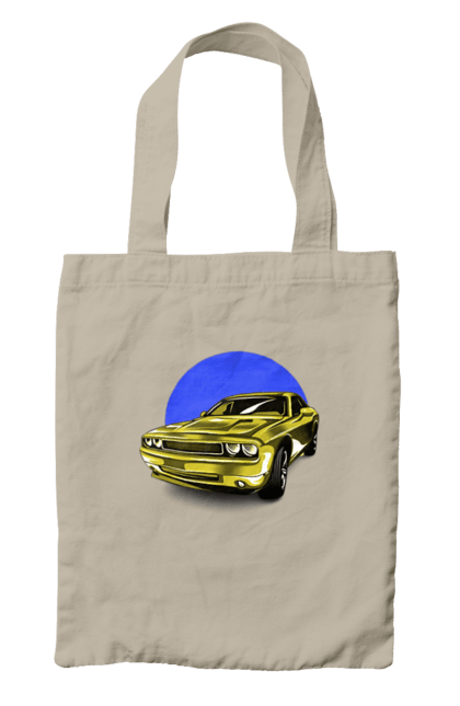 Сумка з принтом "Український спорткар". Авто, додж челенджер, маслкар, машина, потужне авто, спорткар, український спорткар, швидкість. 2070702