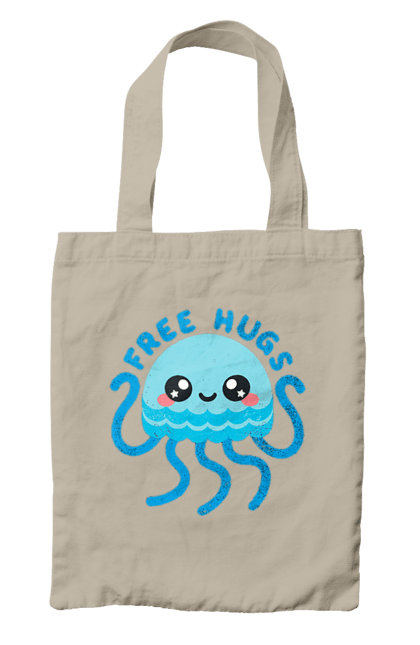 Сумка з принтом "Восьминіжки обіймашки". Безкоштовні обіймашки, дітям, для дітей, обіймашки, осминог, осьминіг. 2070702