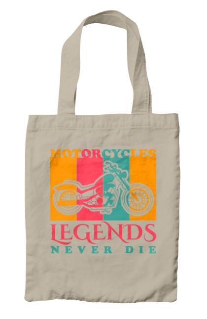 Сумка з принтом "мотоцикл легенда". Легенда, мотоспорт, мотоцикл. 2070702