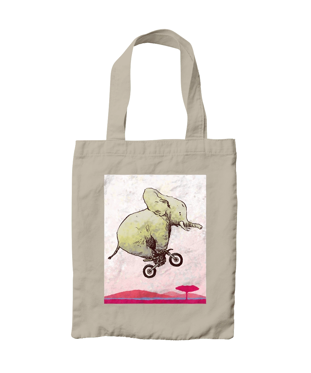 Elephant On A Motorcycle