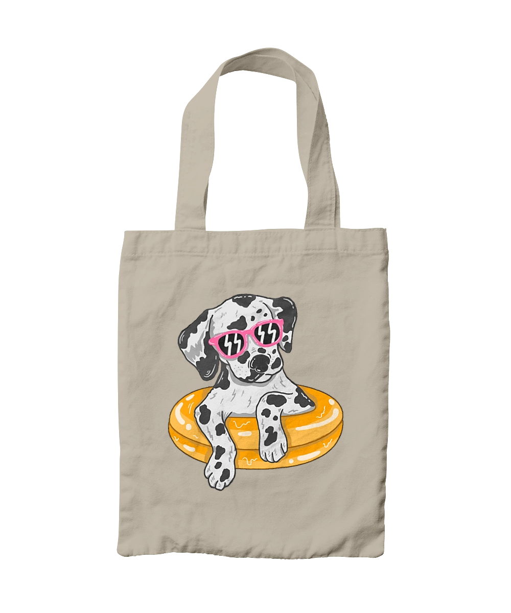 Dalmatian Swims In A Circle