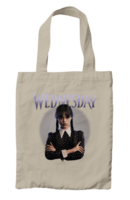 Сумка з принтом "Wednesday Addams". Netflix, wednesday addams, академія невермор, венздей, серіал. aslan