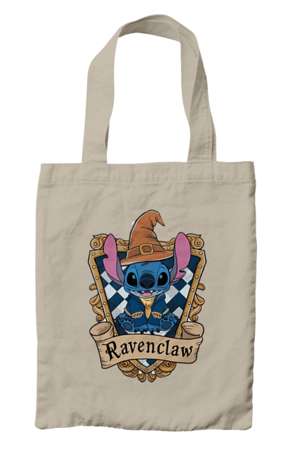 Сумка с принтом Стич Когтевран. Harry potter, hogwarts, ravenclaw, stich, гарри поттер, когтевран, стич, факультет, франшиза, хогвартс. 2070702