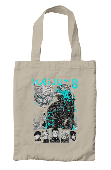 Bag with prints Kaiju № 8 Kafka Hibino. Anime, hibino kafka, kafka hibino, kaiju, kaiju 8, kaiju 8, kaiju № 8, manga. 2070702