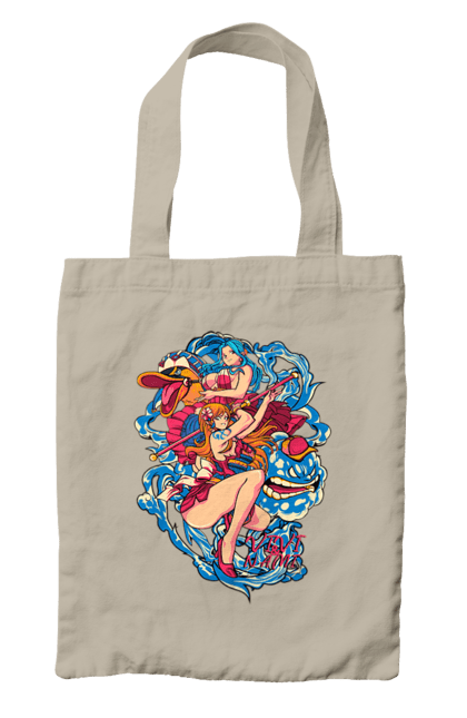 Bag with prints One Piece Nami. Anime, cat burglar, manga, nami, one piece, straw hat pirates. 2070702