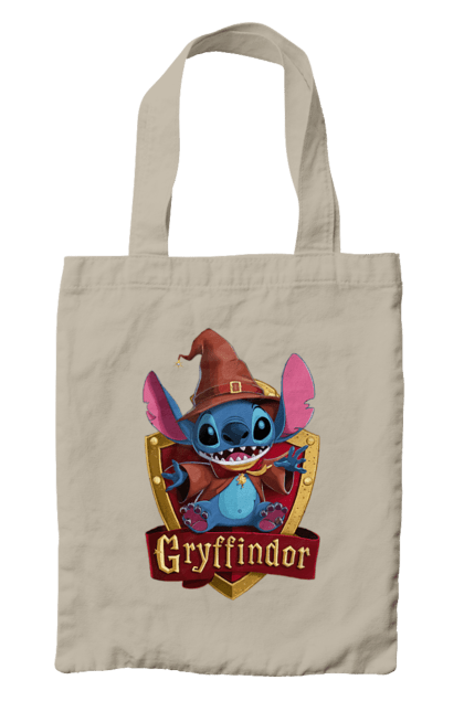 Сумка с принтом Стич Гриффиндор. Gryffindor, harry potter, hogwarts, stich, гарри поттер, гриффиндор, стич, факультет, франшиза, хогвартс. 2070702