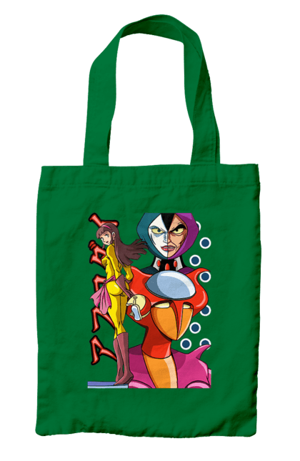 Bag with prints Mazinger Z Aphrodite. Anime, aphrodite, manga, mazinger z, mecha, robots. 2070702