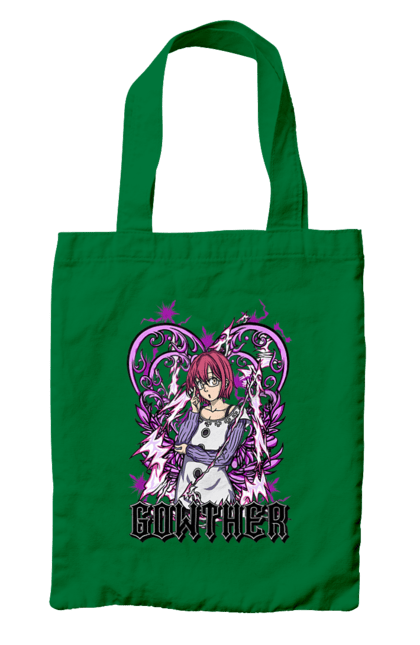 Bag with prints Seven Deadly Sins Gowther. Adventures, anime, comedy, fantasy, gowther, manga, seven deadly sins. 2070702