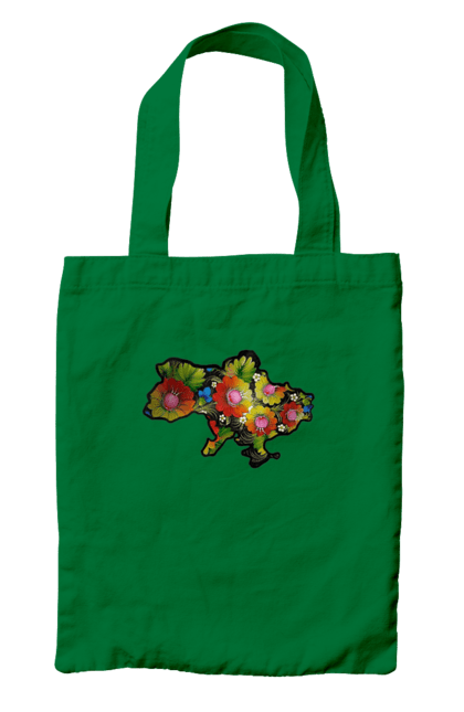 Сумка з принтом "Справжня Україна". Барви, квіти, кольрі, краса, лепестки, листя, настрій, справжня україна. 2070702