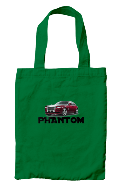 Сумка з принтом "Ролс ройс". Авто, автомобіль, люкс клас, ролс ройс, седан, фантом. 2070702