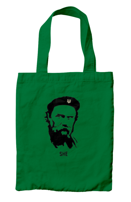 Bag with prints Shevchenko. Beret, cobzar, shevchenko, taras, ukraine. 2070702