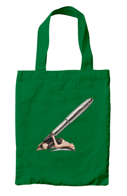 Сумка з принтом "Великий Патрон". Дівчина, куля, патрон. 2070702