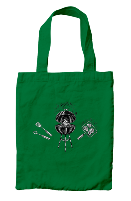 Сумка з принтом "Барбекю Смажити М'ясо". Барбекю, м`ясо, смажити. 2070702