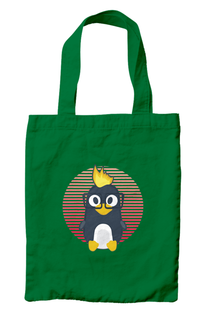 Сумка з принтом "Лінукс". Айті, айтішнік, девелопер, іт, программіст, розробник. 2070702