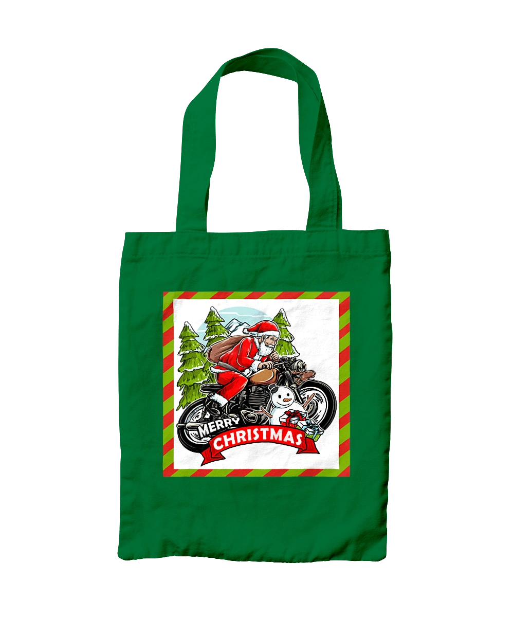 Santa on a motorcycle