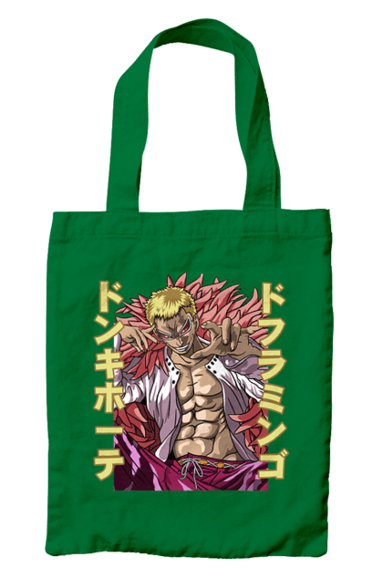 Сумка з принтом "Ван Піс Донкіхот Дофламінго". Donquixote doflamingo, heavenly yaksha, one piece, аніме, ван пис, ван піс, манга, небесний якша. 2070702