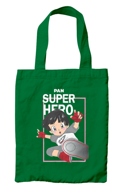 Bag with prints Dragon Ball Super Pan. Anime, dragon ball, dragon ball super, dragon ball: super, dragonball super hero, lady, pan. 2070702