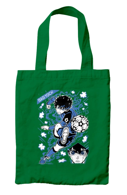 Bag with prints Blue Lock Isagi Yoichi. Anime, blue lock, blue prison, manga, sport, sports anime, yoichi isagi. 2070702