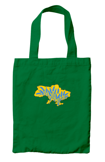 Bag with prints Ukraine. Grain, map, patriotic images, ukraine, ukrainian theme, wheat. 2070702
