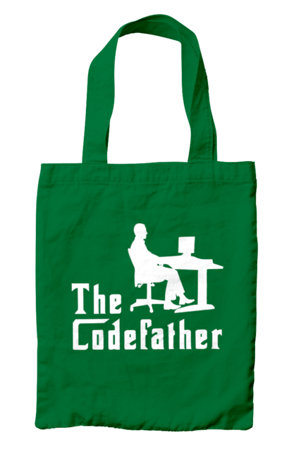 Сумка з принтом "Батько коду". Айті, айтішник, батько коду, для айтішника, для програміста, подарунок айтішнику, подарунок програмісту, програміст, розробник. 2070702
