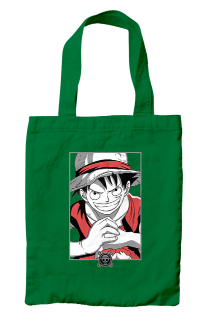 Bag with prints One Piece Luffy. Anime, luffy, manga, monkey de luffy, one piece, pirates. 2070702