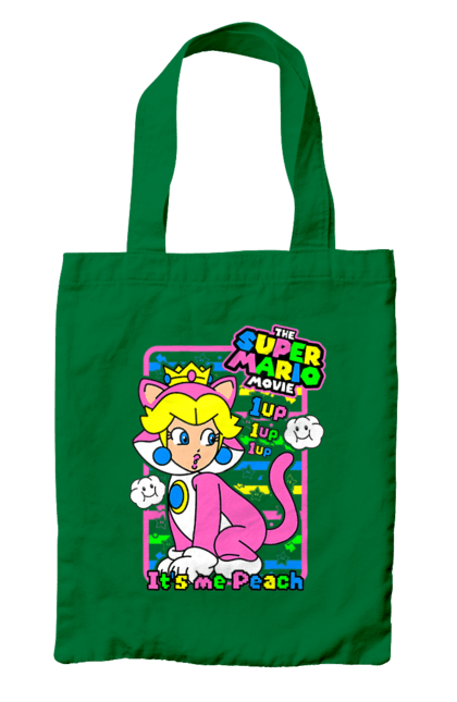 Bag with prints The Super Mario Bros. Movie Princess Peach. Character, game, mario, mario bros, movie, nintendo, princess peach, super mario bros. 2070702