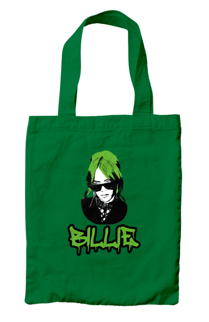 Сумка з принтом "Billie Eilish". Активістка, біллі айліш, мизукант, права, співачка, тварини. 2070702