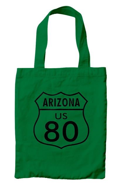 Сумка з принтом "Route 80". Байк, байкер, байкер клуб, брат, брати, брутал, гарячий асфальт, гарячий кінь, гарячий стрижень, дорога 50, дорога 66, дорога 80, дороги америки, дороги україни, жага швидкості, клуб байкерів, мотоцикл, мотоцикліст, справжній чоловік, чувак, швидкість. 2070702