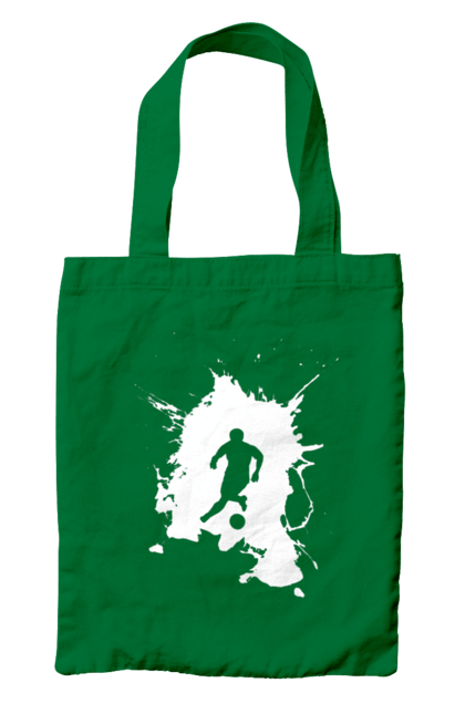 Сумка з принтом "Футбол у серці". Ворота, гол, збірна, м`яч, перемога, спорт, турнір, україна, футбол, чемпіонат. 2070702