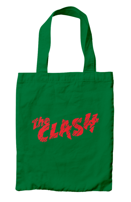 Bag with prints The Clash. Clash, dub, group, music, punk, punk rock, reggae, rock, rock`n`roll. 2070702