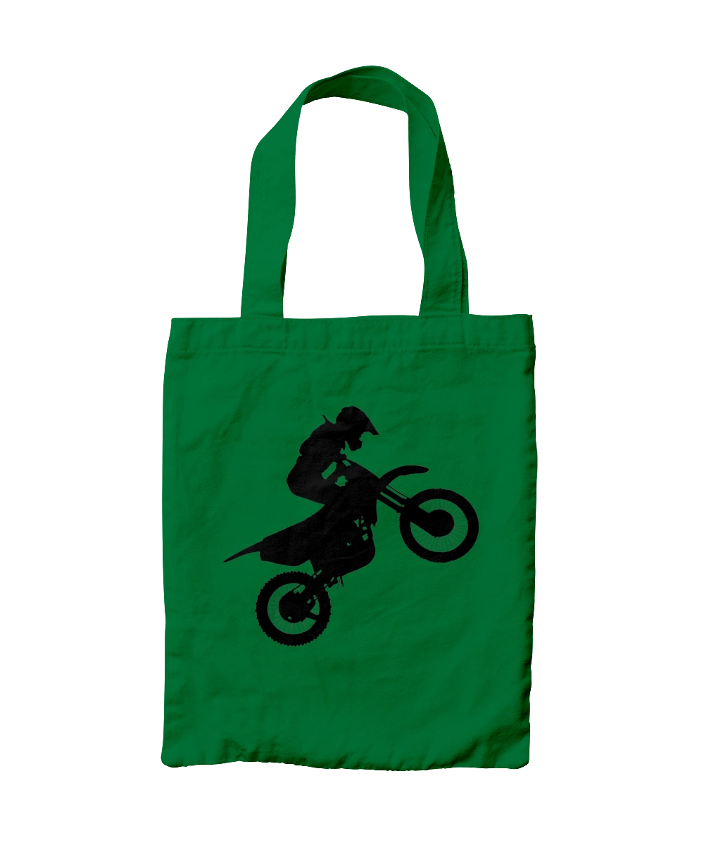 Silhouette Of A Motorcyclist