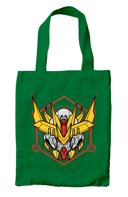 Bag with prints Gundam Barbatos Lupus Rex. Anime, asw g 08, barbatos lupus rex, game, gundam, manga, robot, video game, war. 2070702