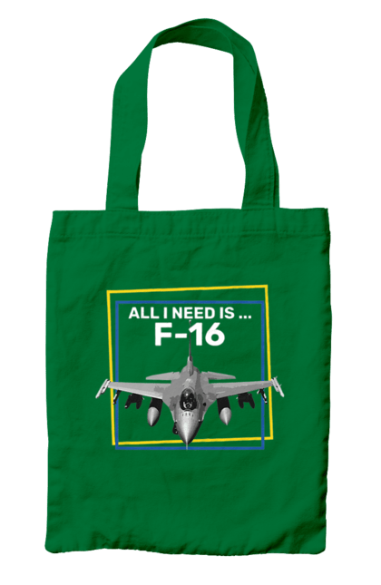 Сумка з принтом "F16". F16, himars, залужний, зброя, літак. 2070702