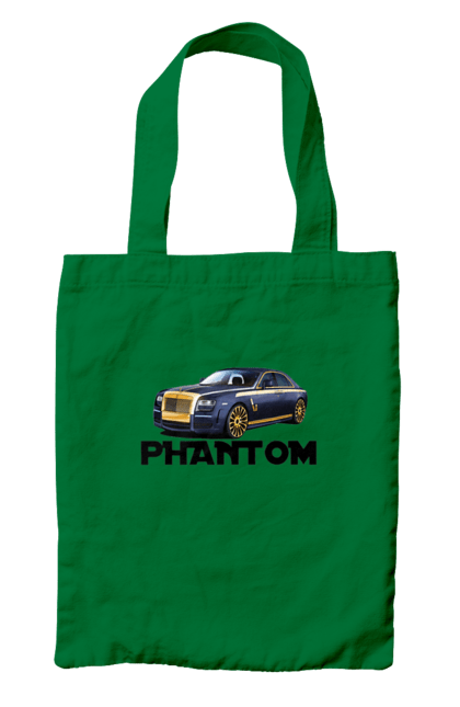 Сумка з принтом "Ролс ройс". Авто, автомобіль, люкс клас, ролс ройс, седан, фантом. 2070702