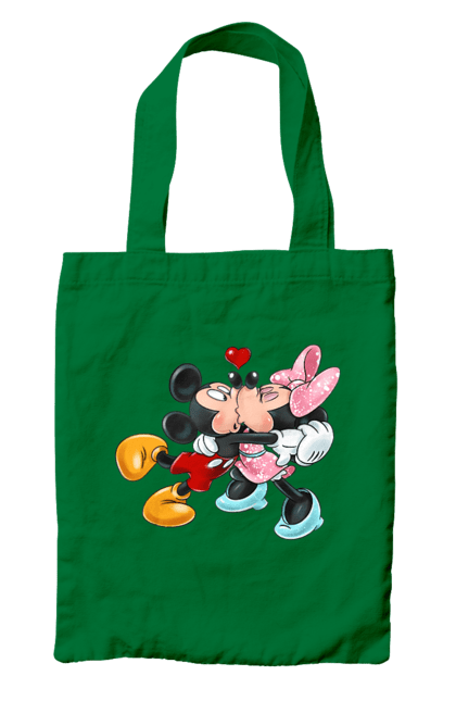 Сумка з принтом "Міккі Маус та Мінні Маус". Mickey mouse, minnie mouse, дісней, міккі, міккі маус, мінні маус, мультфільм. 2070702