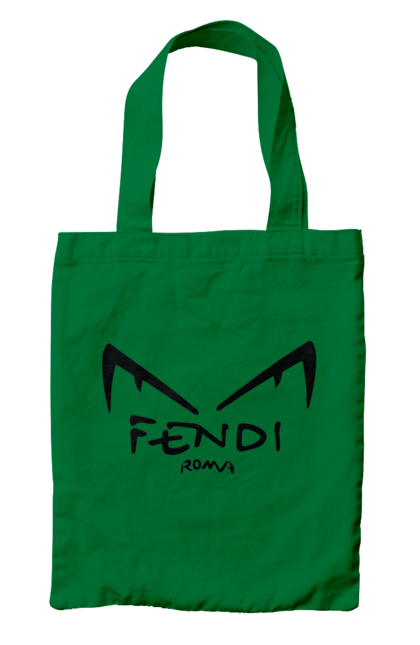 Сумка с принтом Fendi. Fendi, lvmh, бренд, дом моды, италия, люкс, мода, одежда, сумка, фенди. 2070702