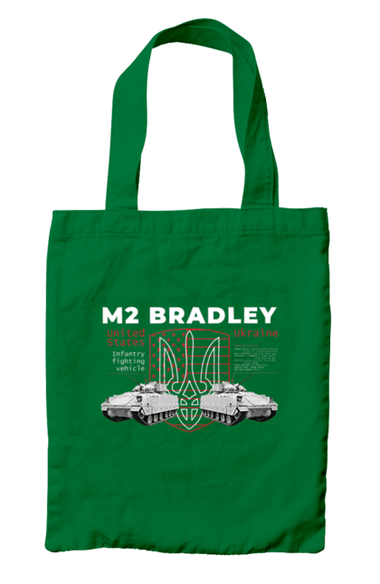 Сумка з принтом "M2 Bradley". F16, m2 bradley, nasams, zuzana, гаубиця, два герби, залужний, сюзанна. 2070702