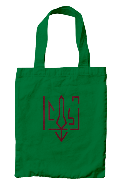 Сумка з принтом "Тризуб мінімалізм". Герб, герб україни, патріотичне, україна, українська символіка, українське. 2070702