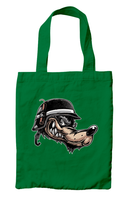 Сумка з принтом "Вовк Байкер". Байк, байкер, вовк, волчара, захоплення, змагання, зуби, каска, мото, мотор, мотоцикл, мотоцикліст, мульт, мультик, мультфільм, мультяшний, ну почекай, посмішка, спорт, стиль, стильний, усмішка, хобі, шолом. 2070702