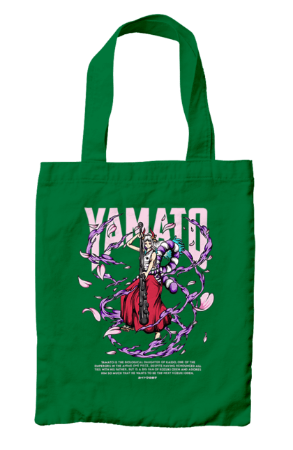 Bag with prints One Piece Yamato. Anime, manga, one piece, pirates, straw hat pirates, yamato. 2070702