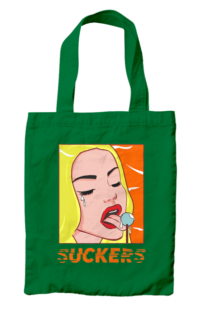 Bag with prints Suckers. Chupa chups, cool, funny, humor, meme, sackers. 2070702