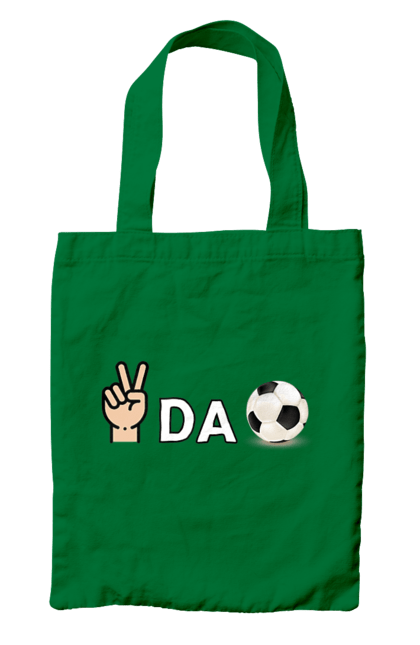 Сумка з принтом "Ребус піс да бол". Гумор, мем, писдабол, прикольна, ребус, смішна. 2070702